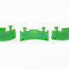 New GREEN Concave and Round Bumpers - 6 Pack