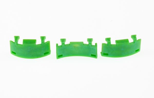 New GREEN Concave and Round Bumpers - 6 Pack