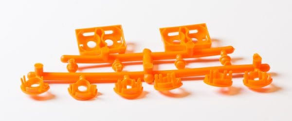 ITZ orange bases for tudor games electric football