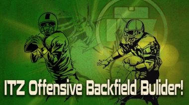 Offense Backfield Team Builder