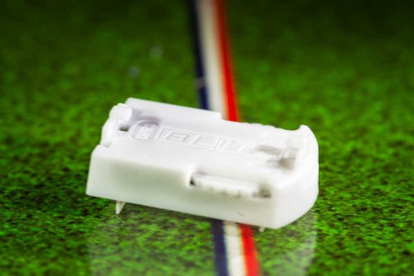 white electric football power bases